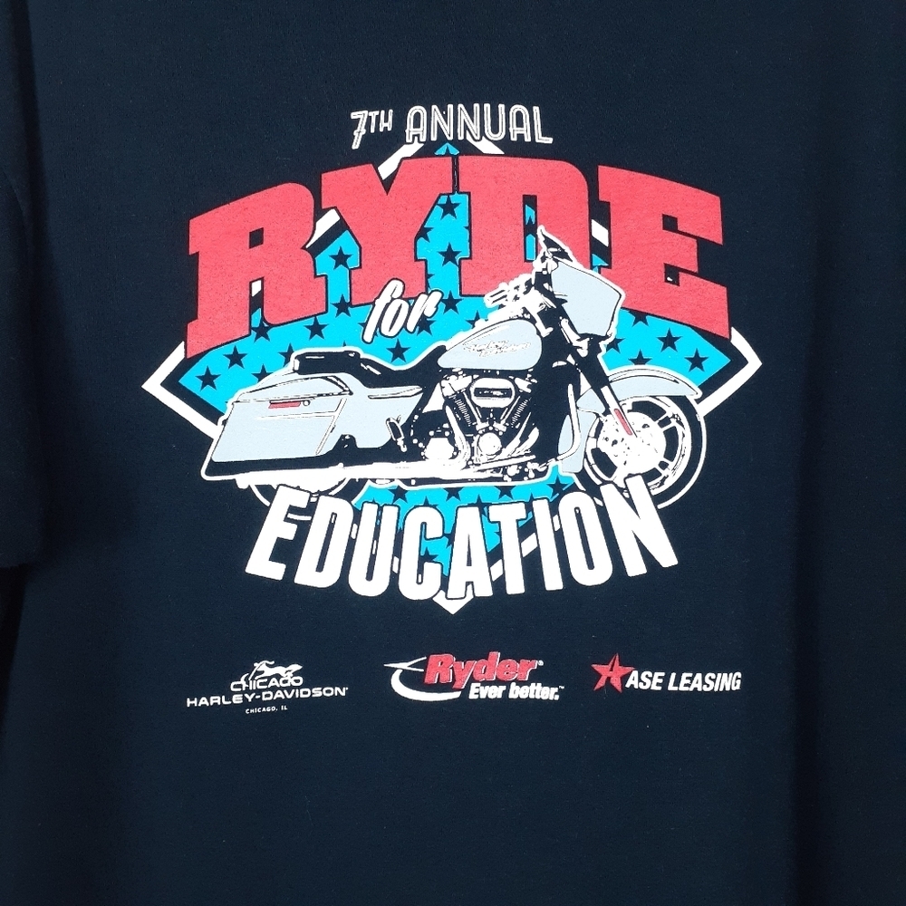 Harley Davidson Tee L Grand Rapids Ride for Education 911 - Picture 3 of 5
